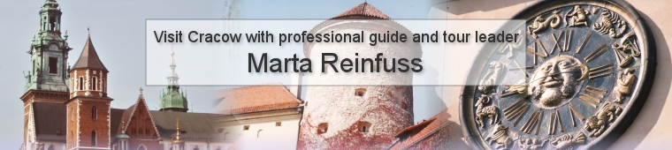 Visit Cracow with professional guide and tour leader 
	Marta Reinfuss